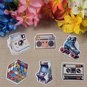 Retro 80&#39;s Stickers