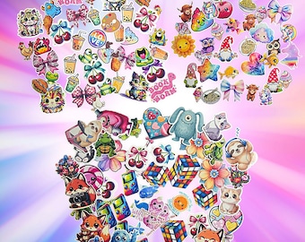 Paquete de pegatinas sorpresa - 10 pegatinas de vinilo laminadas