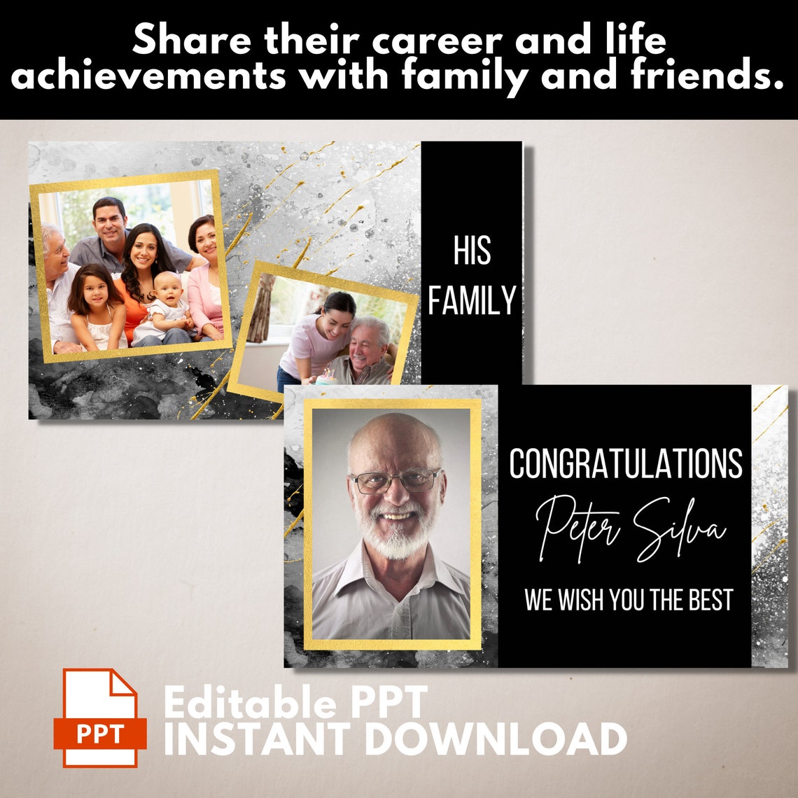 Retirement Powerpoint Template Retirement PPT Retirement Etsy Retirement Powerpoint Template Retirement PPT Retirement Etsy