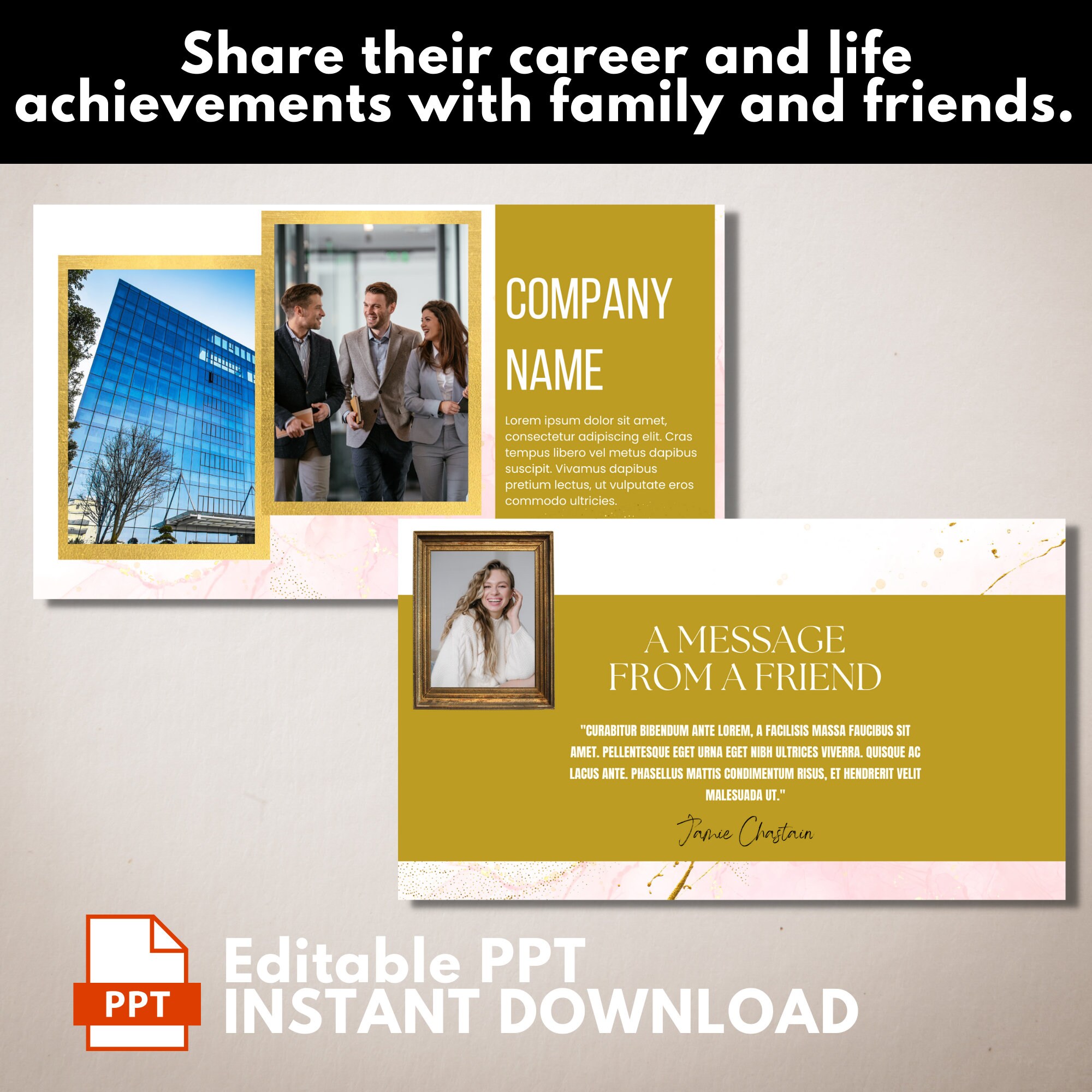 Retirement Slideshow PPT, All Text Editable, PPT, Retirement ...