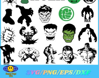 Hulk Mega Bundle svg, Hulk png, Hulk Clipart, Hulk svg für Cricut, digitale Dateien, Instant Download