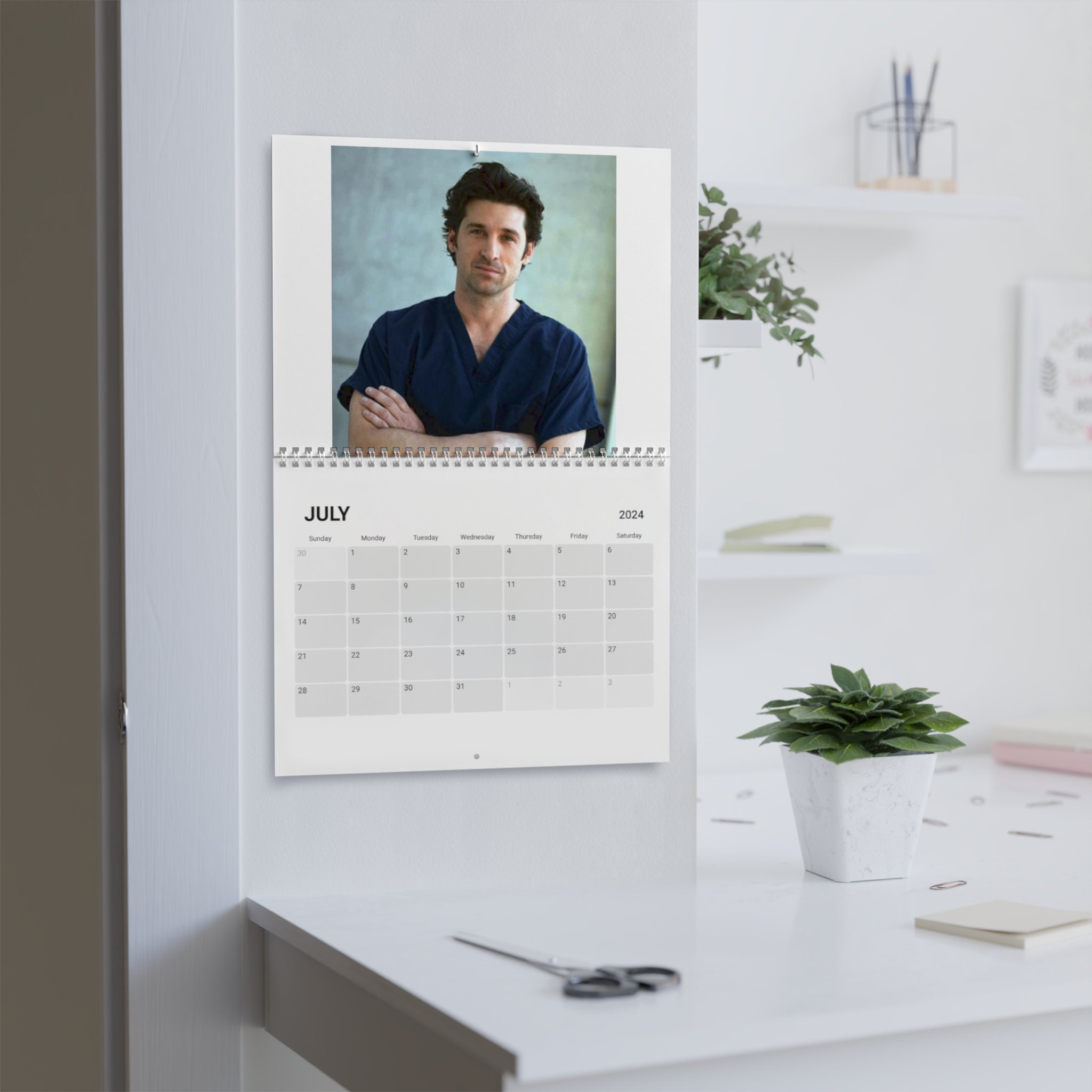 Men of Greys Anatomy Calendar 2024 Etsy