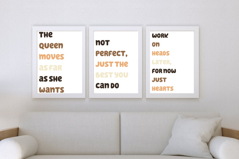 Printable Bluey Themed Portrait X 3 Chili Quotes Printable PNG Etsy