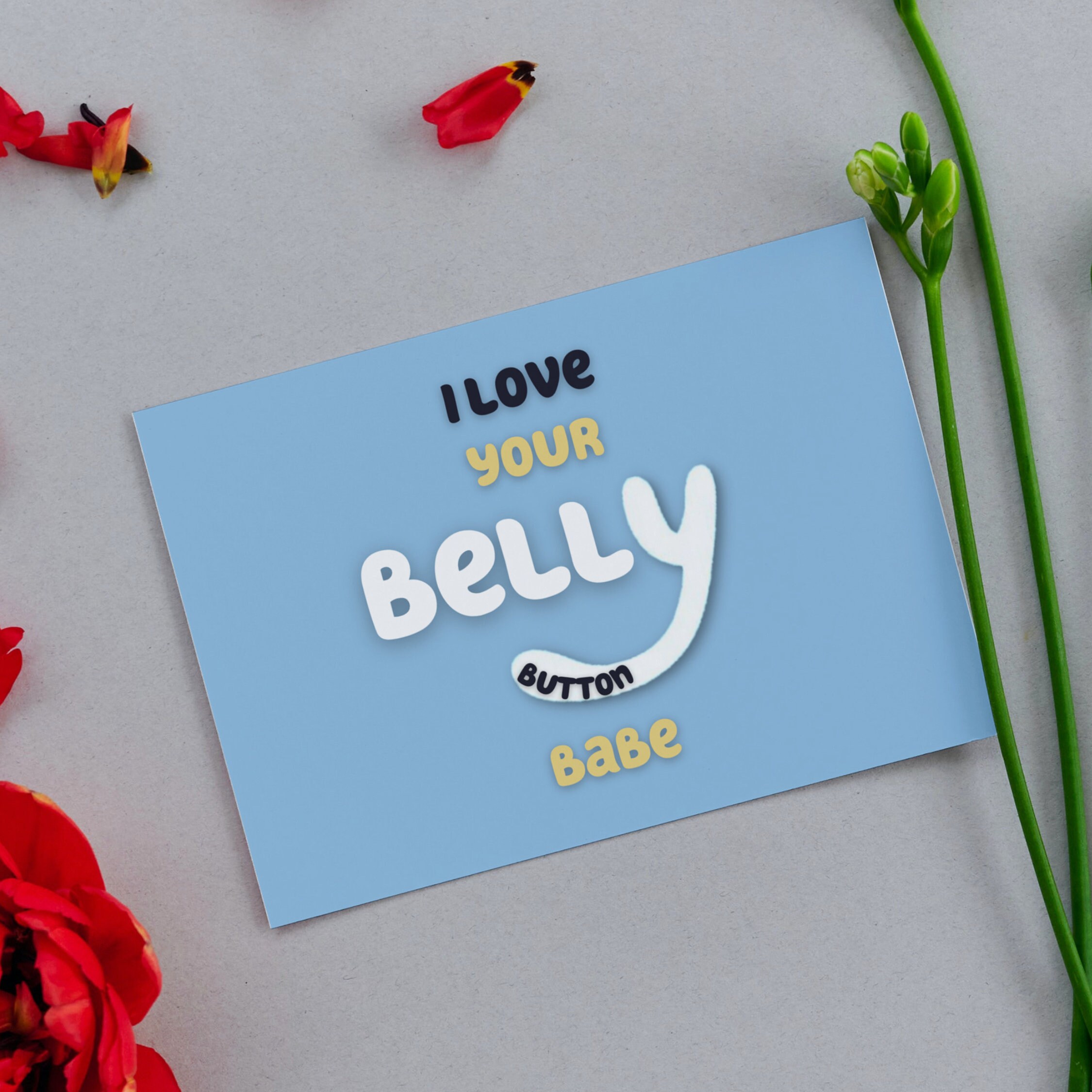 Bluey Heeler Inspired Birthday or Valentines Greetings Card. Instant ...
