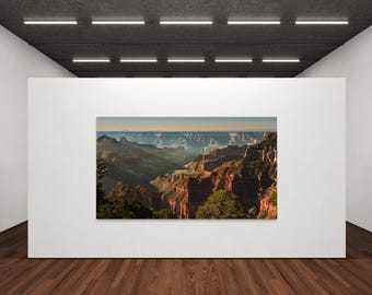 Grand Canyon North Rim Sunrise Print: Winter Landscape Photography