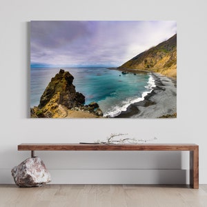 Big Sur California Coast Landscape Print | Cliffs Wall Art for Home, Office, Airbnb | 2×3, 3×4, 4×5, 5×7, A-Sizes JPG, Instant Download