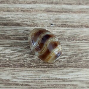Special Pattern Lines Tibetan Old  Agate DZI Beads (20mm x 14.3mm)