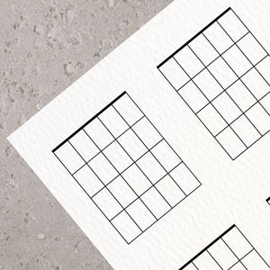 Blank Guitar Chord Charts for Beginners Printable at Home on Standard ...
