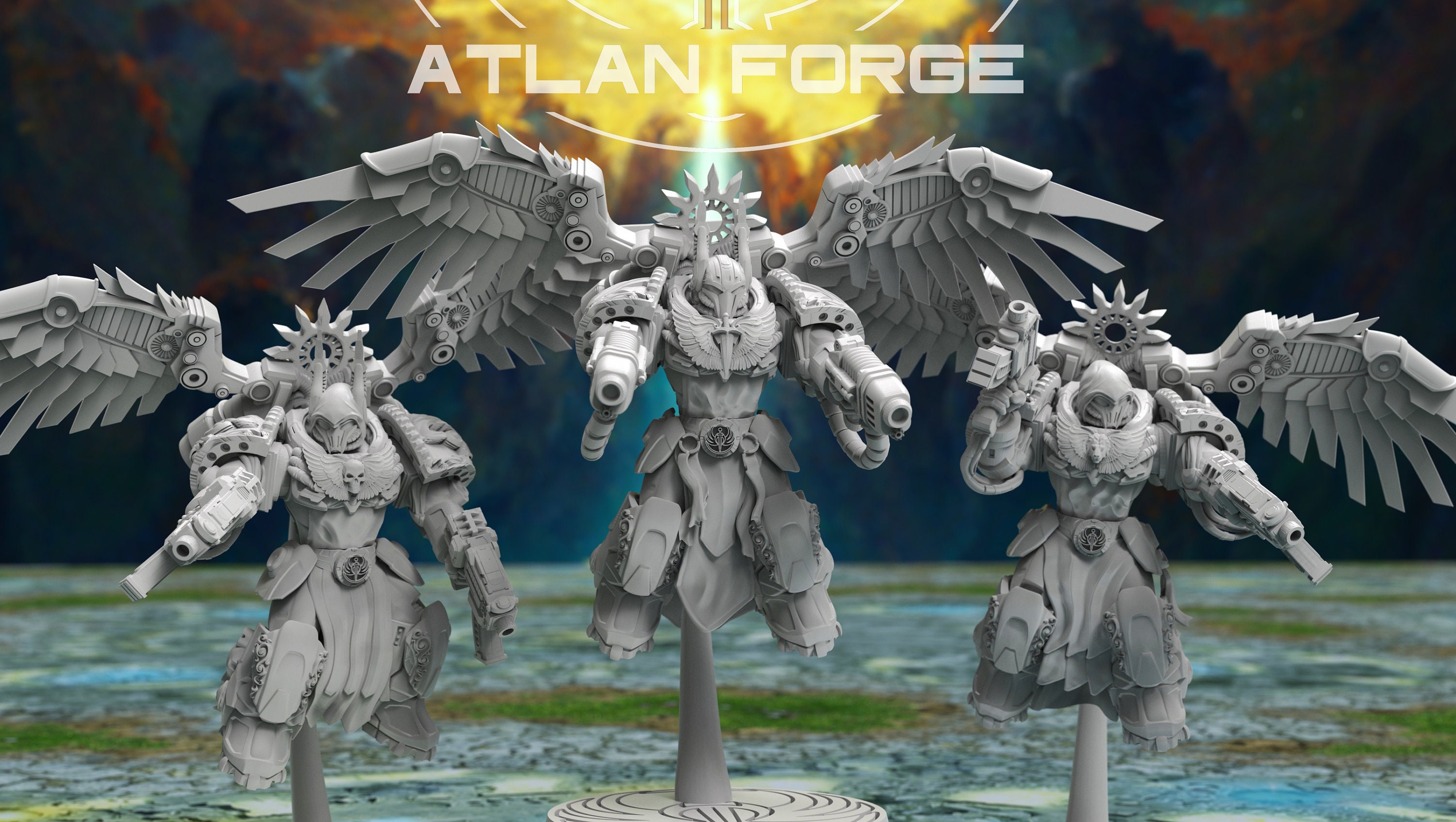 ANGELIC SERAPHIM - Atlan Forge - 5 Man Squad