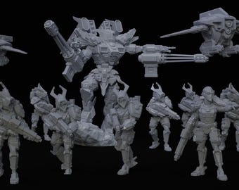 GREATER GOOD PATROL - Full Combat Unit  - Cult Fantasy Miniatures