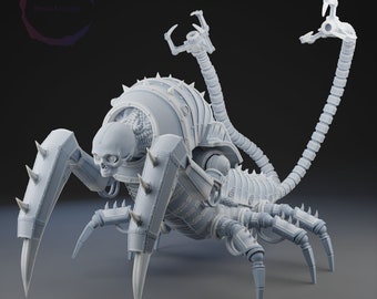 DEATH STALKER - Robotic Demonic Tomb Engine Assault monster - Resin Artisan - Single Unit