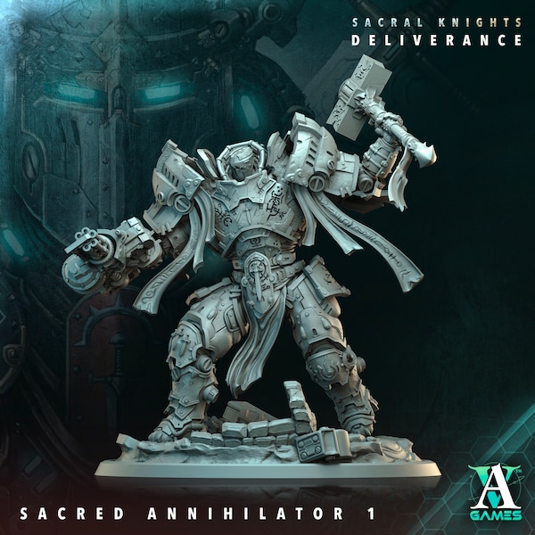 SACRED ANNIHILATOR - Psychic Scifi Grimdark Demon Hunters - Archvillian Games Sculpt