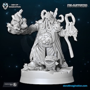 PLAGUE SONS SORCERER - Toxic Diseased Proxy Psychic Sorcerer Character - Single Unit  - Den of Imagination