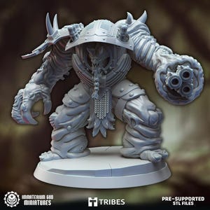 DEMON BRUUT - Heavy Dark Chaos Assault Robot Mecha Demon - Immaterium God-miniaturen
