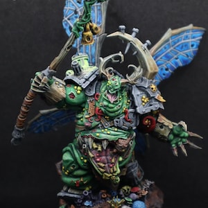 PLAGUE FATHER - Mortarion Primarch Proxy - Den of Imagination Miniature Painted.