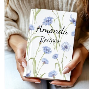Personalised Recipe Book, Cookbook, Custom Hard Cover Journal, Recipe Organizer book, chef Gift, baker gift, family recipe book,wedding gift