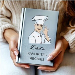 Personalized Recipe Book, CookBook Family Recipes Heirloom Housewarming Bridal Shower Gift Wedding Gift for Couple, his and hers cookbook