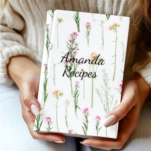 Personalised Recipe Book, Cookbook, Custom Hard Cover Journal, Recipe Organizer book, chef Gift, baker gift, family recipe book,wedding gift