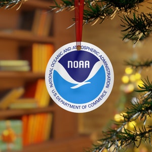 NOAA Weather Metal Ornement de Noël