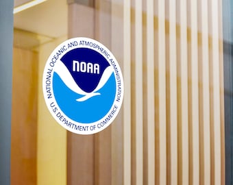 NOAA Weather Vinyl Decal | Window Decal | Glass Decal | Meteorology Sticker | Weather
