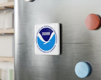 Square NOAA Weather Magnet