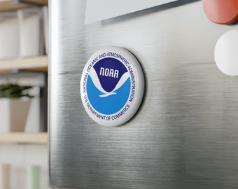 Round NOAA Weather Magnet (1 & 10 pcs)