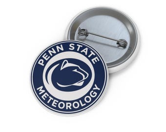 Penn State University (PSU) Meteorology Pin Button