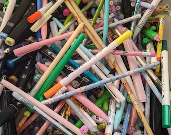 Pens, Pencils, Markers Mystery Grab Bag (10pc.)