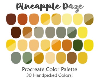 Pineapple Daze Color Palette