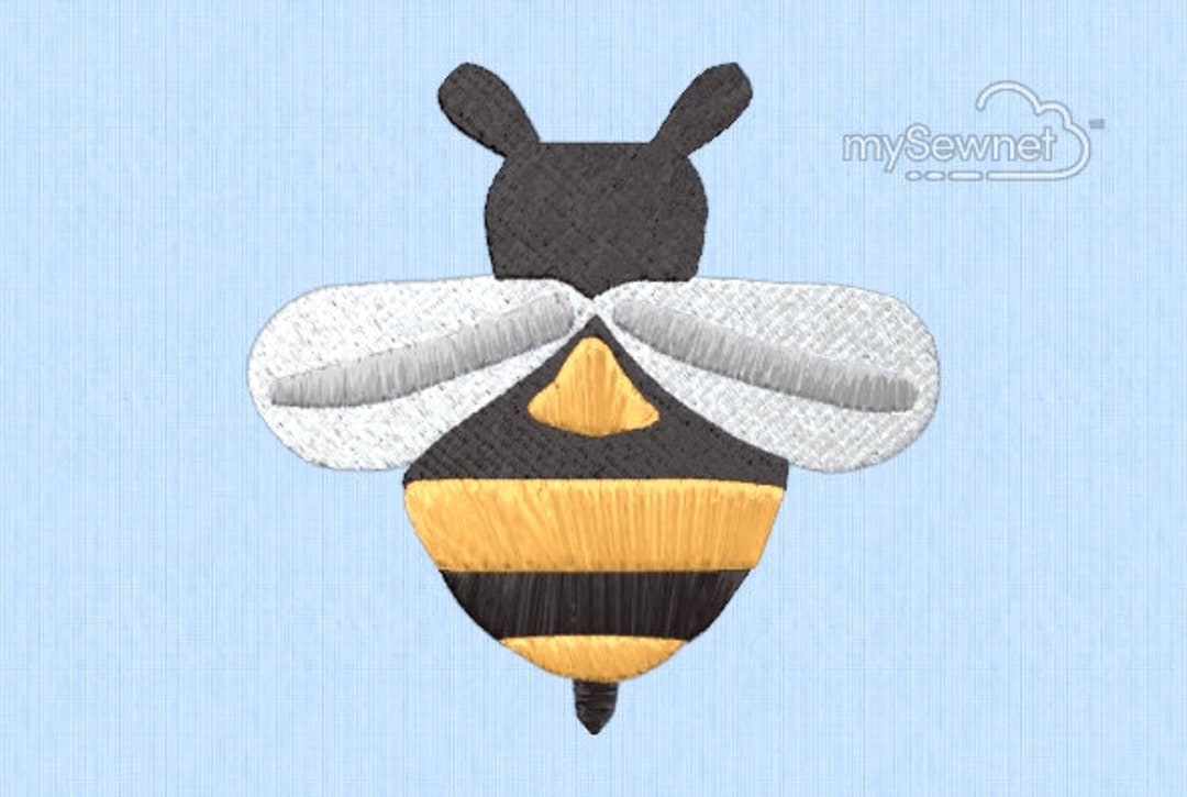 Bumble Bee Embroidery Digital Download - Etsy