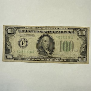 1966年 100ドル札（赤印） - Etsy 日本
