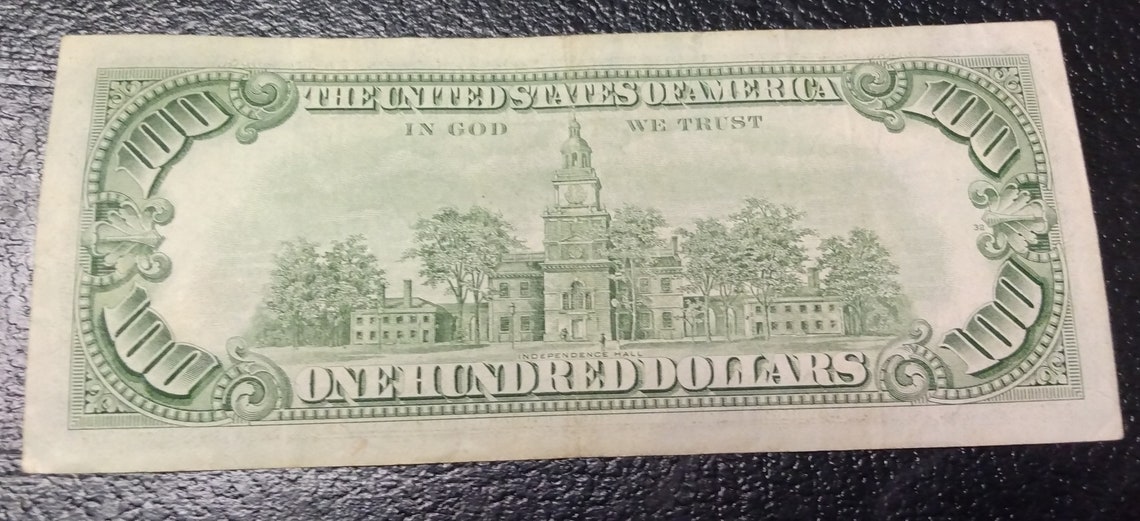 1985-series-100-dollar-federal-reserve-good-condition-vintage-etsy