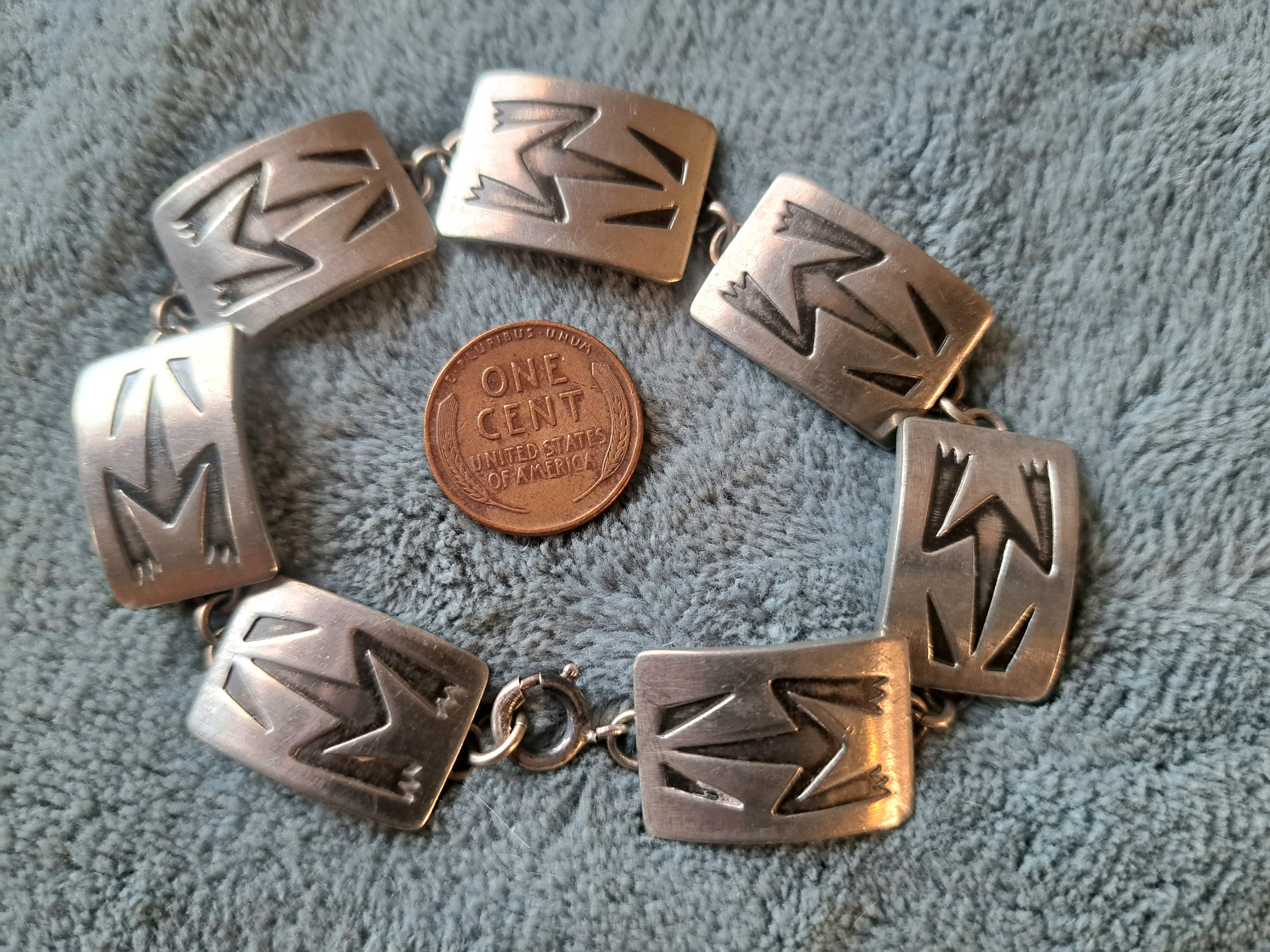 Vintage Jorgen Jensen Pewter Bracelet: Dutch Modernist Frog Design