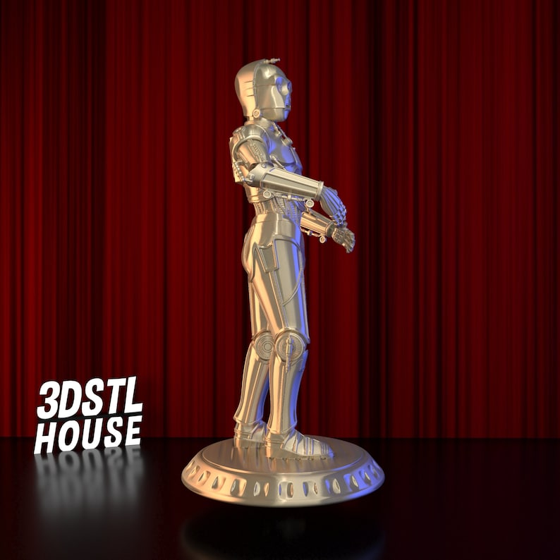 Star Wars C3PO 3D Print STL File for 3D Printing Instant - Etsy UK