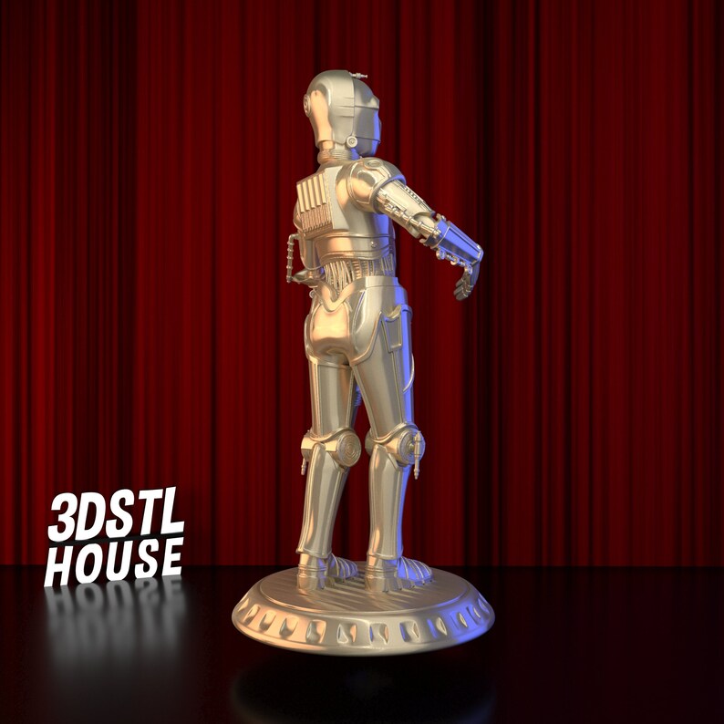 Star Wars C3PO 3D Print STL File for 3D Printing Instant - Etsy UK