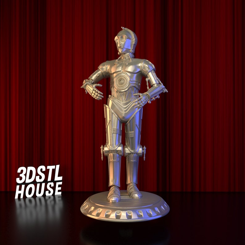 Star Wars C3PO 3D Print STL File for 3D Printing Instant - Etsy Canada