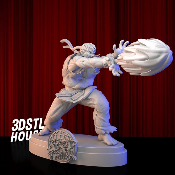 Ken and Ryu Street Fighter - STL 3D print files