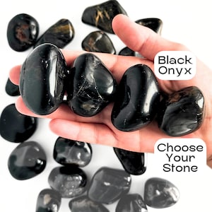 Black onyx outlet palm stone
