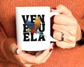 venezuelan mug taza de venezuela tengo fe hasta el final Arte Tradicional Venezolano taza de cafe venezuela abajo cadenas venezuela gift