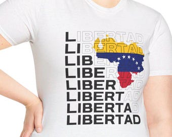 Franela Inspirada en Venezuela - Orgullo Venezolano - hasta el final - regalo venezolano - camiseta de venezuela - libertad Vzla - abajo cadenas