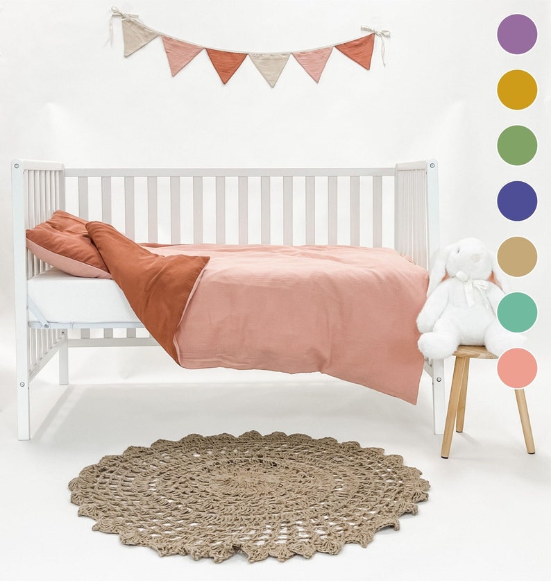 Muslin Duvet Cover Set, Double Gauze Baby,toddler Blanket Set, Gauze