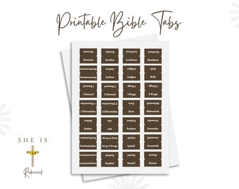 Schede bibliche stampabili: dalla Genesi all'Apocalisse, Brown (PDF fai da te)