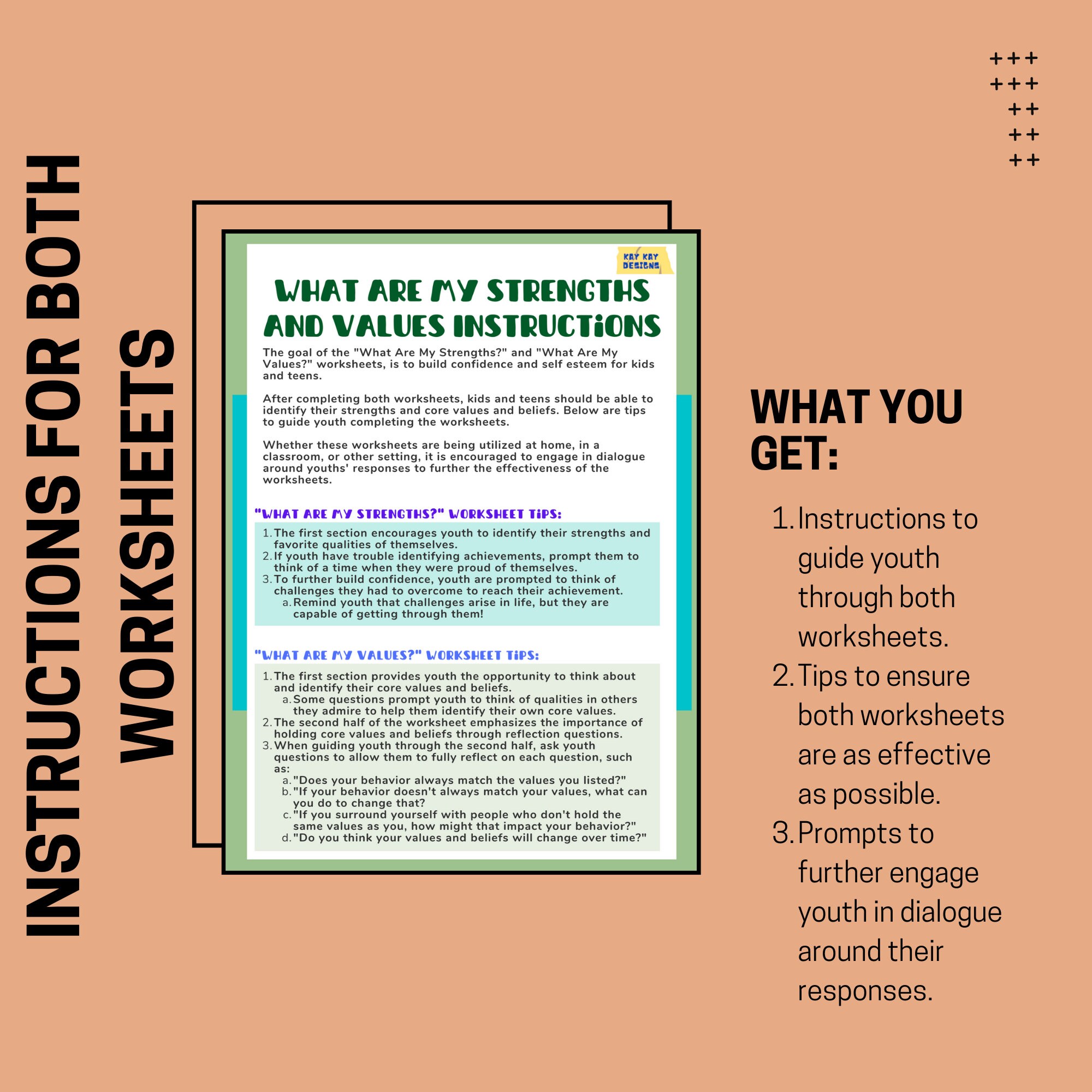 Confidence and Self Esteem Worksheet for Kids Digital Download ...