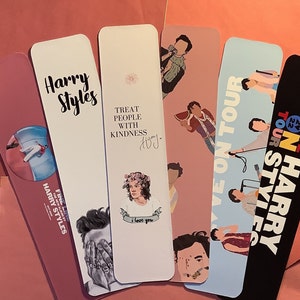 Harry Styles Bookmark - HS Bookmark - Book Gift - Glossy