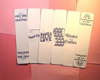 Quote Bookmark Set, Beige Glossy with Inspirational 2-Inch by 8.5-Inch