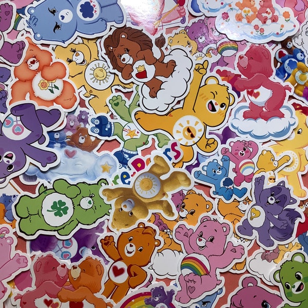 Care Bear Stickers - Etsy UK