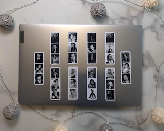 Harry Styles-stickerset zwart/wit - vinylstickers