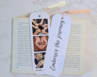 Personalisiertes Foto-Lesezeichen, Erinnerungsstück, Geschenk für Mama, Papa, Jahrestagsgeschenk für ihn oder sie, Bücherwurm