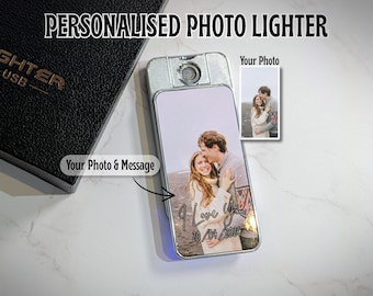 Custom Electric Lighter Personalized Photo light With Text