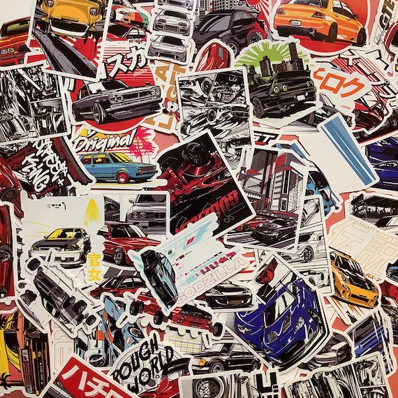 JDM Car Sticker Pack | Waterproof Supra, Mustang, Drift Decals